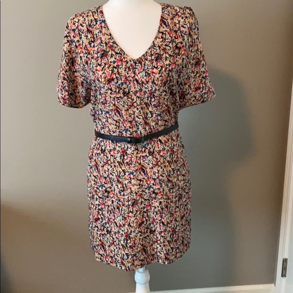 BCBGeneration Awesome Belted Backless Dress